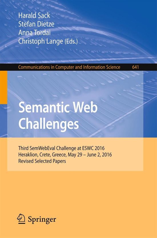Springer Nature Proceedings Computer Science - Semantic Web  ... - cover