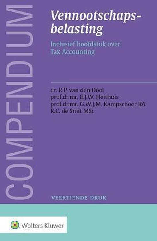 Compendium Vennootschapsbelasting - cover