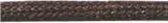 Cordial - Schoenveters - dik donkerbruin rond fijn geweven - veterlengte 70 cm 4-6 gaatjes