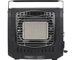 GoSystem Dynasty – Gaskachel – Traploos Regelbaar – Draagbaar - Piezo Ontsteking - 2000 Watt
