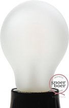 Snoerboer peer LED filament - E27 - 4W - 400lm - extra warm wit mat