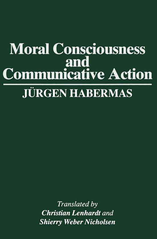 Moral Consciousness and Communicative Action - cover