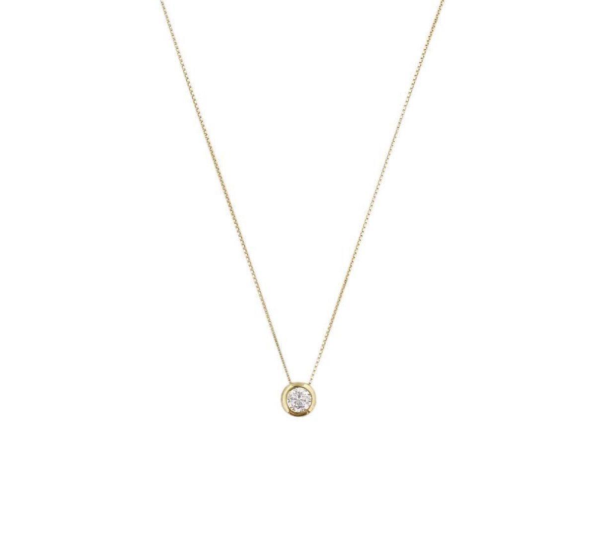 Collier zirkonia 40 - 42 - 44 cm