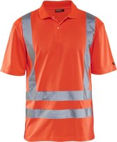 Blåkläder 3310-1009 Piqué Polo High Vis Rood Highviz maat XXS