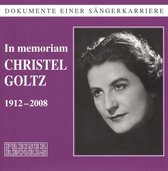 In Memoriam Christel Goltz