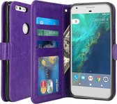 Google Pixel Cyclone Cover paars wallet case hoesje