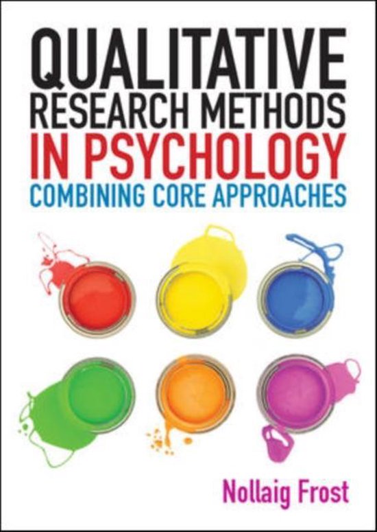 Qualitative Research Methods Psychology - cover