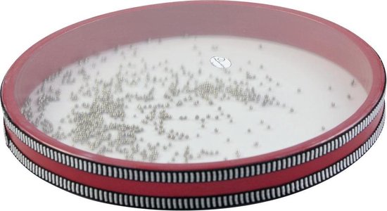 DIMAVERY Ocean Drum – Große Ausführung, Ø 40,5 Cm, Mit Metallkügelchen, Holzrahmen