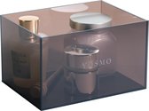 YOSMO Spa - Make-up organizer - H12xB15xL20 cm - Badkameraccessoires - gezicht verzorging - opbergsysteem - acryl make-up organizer - zeepbakje - hoogwaardig acryl - shelfie box