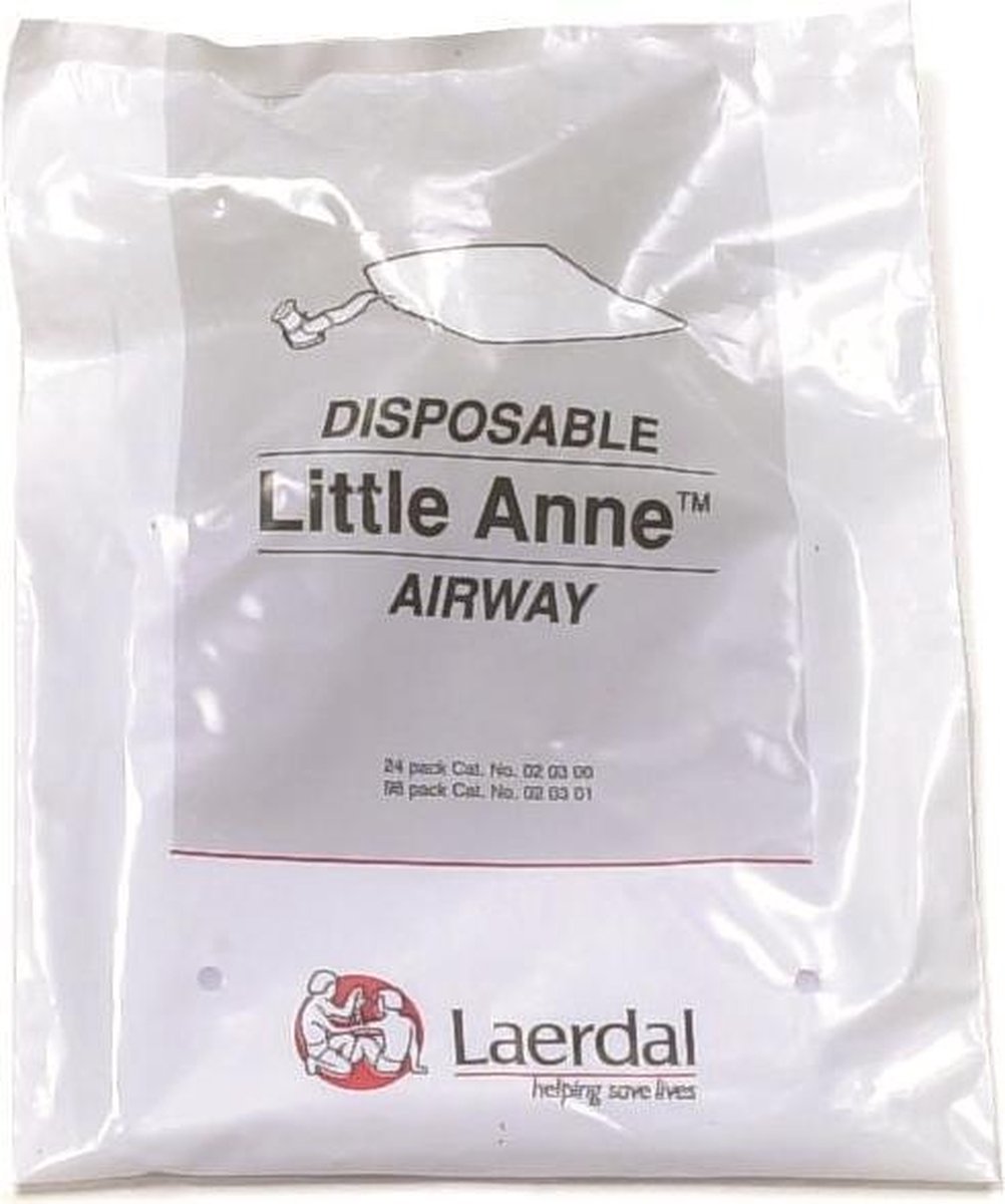 Goedkoopste Laerdal longen Little Anne QCPR met filter - 24 stuks