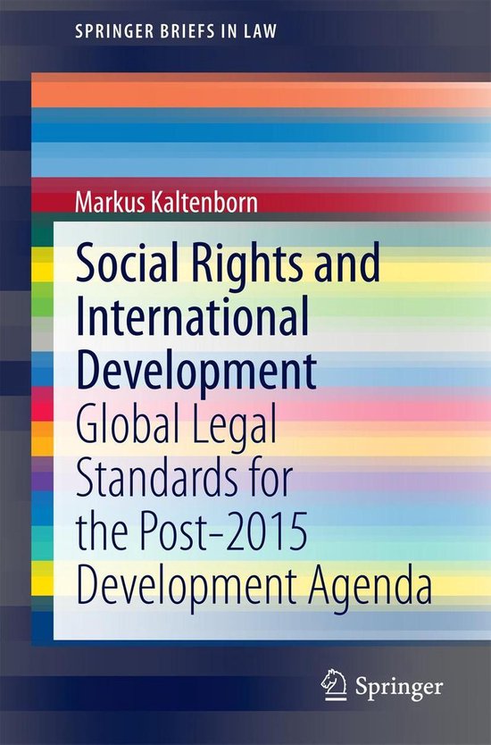 SpringerBriefs in Law Social Rights and International Development (ebook), Markus...