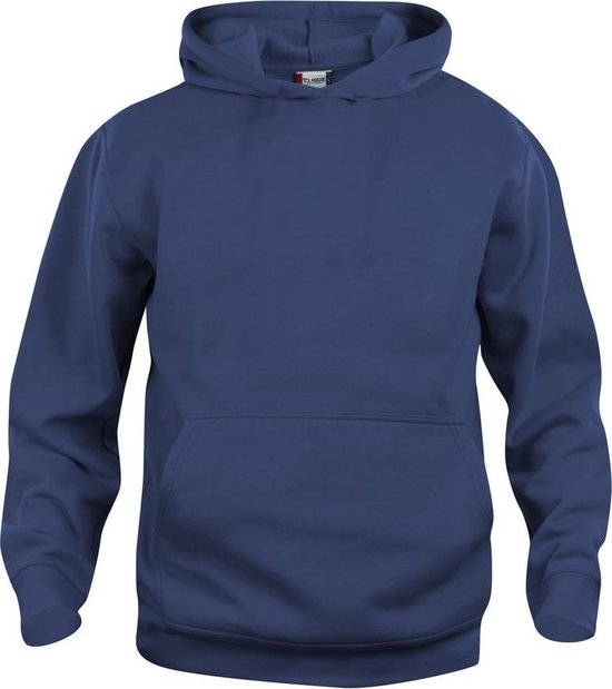 Clique Basic hoody jr Donker Navy maat 130/140