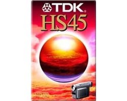 TDK 45HS - VHS-C 45 minuten