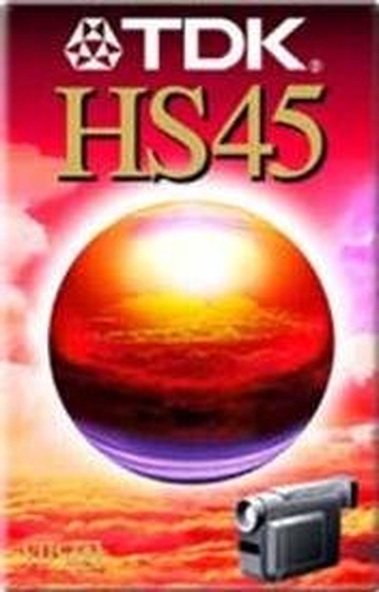 TDK 45HS - VHS-C 45 minuten