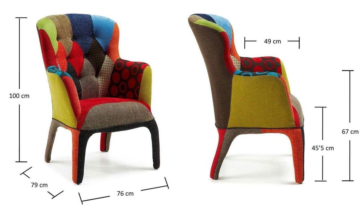 LaForma fauteuil Adelfa - Multicolor | bol.com