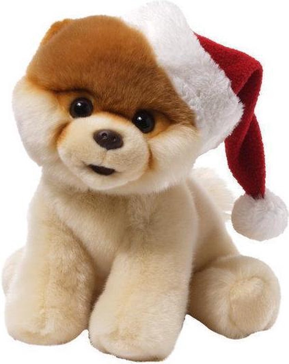 Pluche Knuffel hond Boo The Worlds Cutest Dog Christmas 23 cm | bol.com