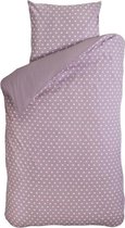 BINK Bedding Dekbedovertrek Big Stars Oudroze 1-persoons 140x200/220 cm (incl 1 kussensloop 60x70 cm)