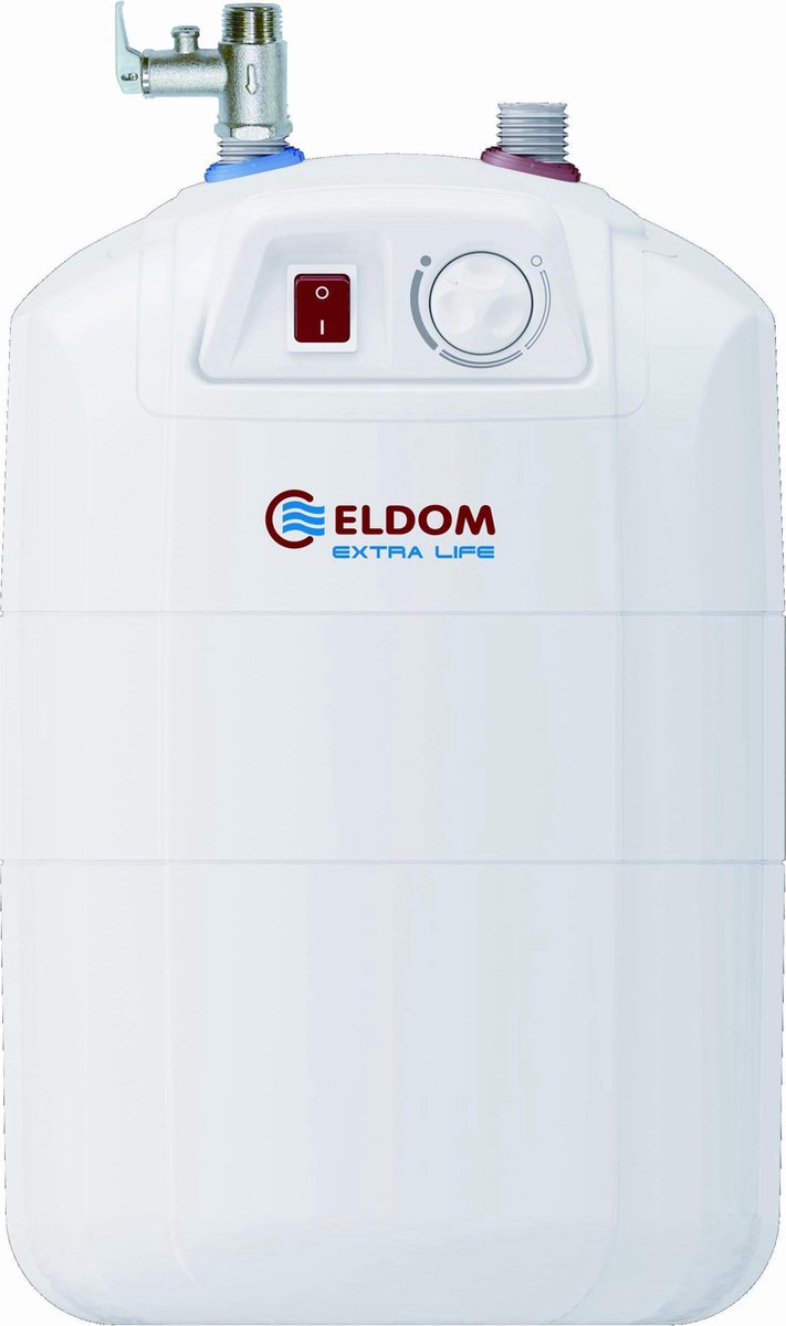 10 liter close in keukenboiler 2kw voor onder het aanrecht ELDOM Extra Life