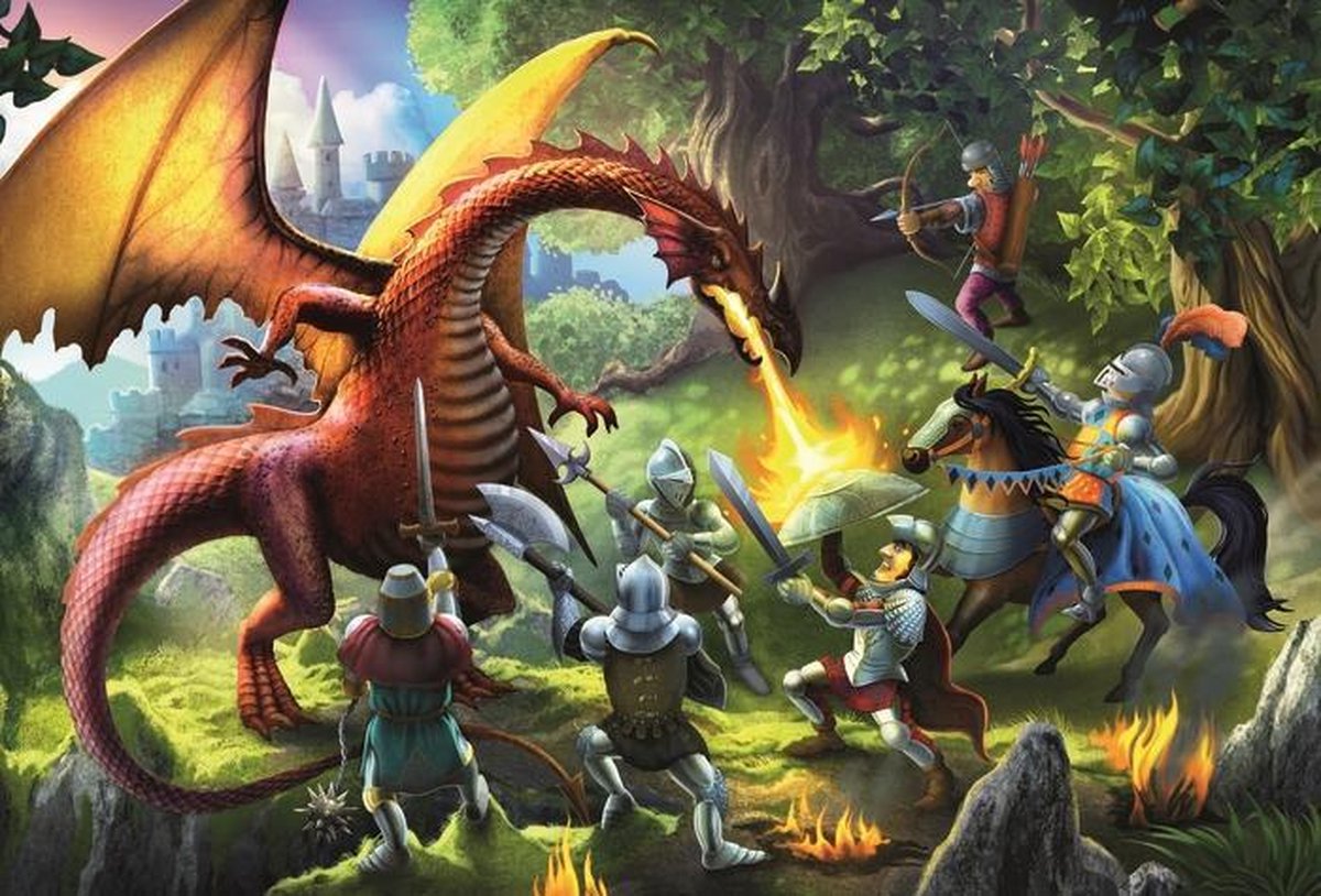 Ontmoeting met de Draak, 100 stukjes Puzzel | bol.com