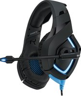 Adesso Xtream G1 Headset Hoofdband Zwart, Blauw 3,5mm-connector