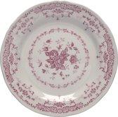 Bitossi Home Rose Bordenset - Ontbijtbord - Roze - Ø 20,7 cm - 6 stuks - Aardewerk