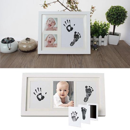 BalleenShiny baby handafdruk inkt - baby voetafdruk - afdruk inkt - hond pootafdruk - huisdier inkt afdruk - herinnering huisdier - herinnering geboorte - pootafdruk huisdier - pootafdruk kind - pootafdruk baby - incl. Nederlandse handleiding van BalleenShiny — afbeelding 5