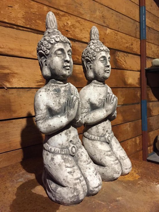 rivier Reorganiseren Trots knielende boeddha in keramiek | bol.com