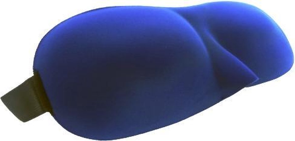 Luxe zachte slaapmasker Blauw