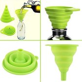 Noix Opvouwbare Siliconen Trechter - Inklapbaar handig keuken tool - groen