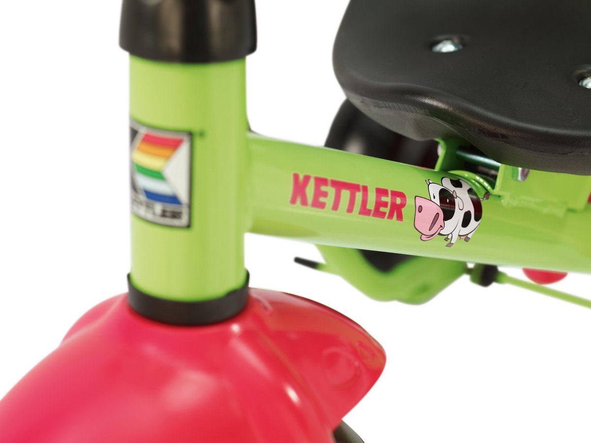 Kettler Funtrike Emma - Driewieler - Duwstang - Kiepbare zandbak - Verstelbare kuipzitting - Groen — afbeelding 7