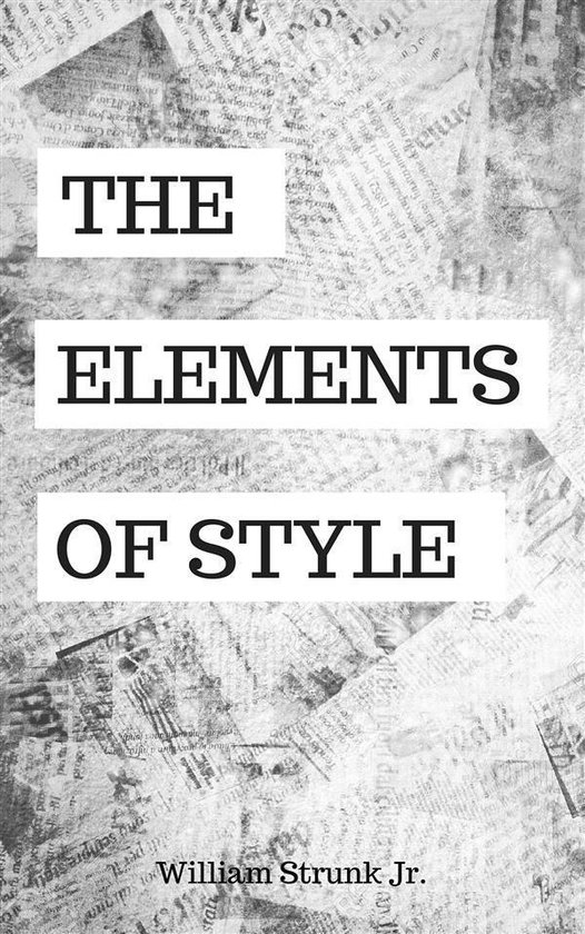 The Elements of Style - cover
