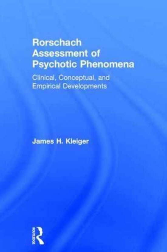 Rorschach Assessment of Psychotic Phenomena - cover