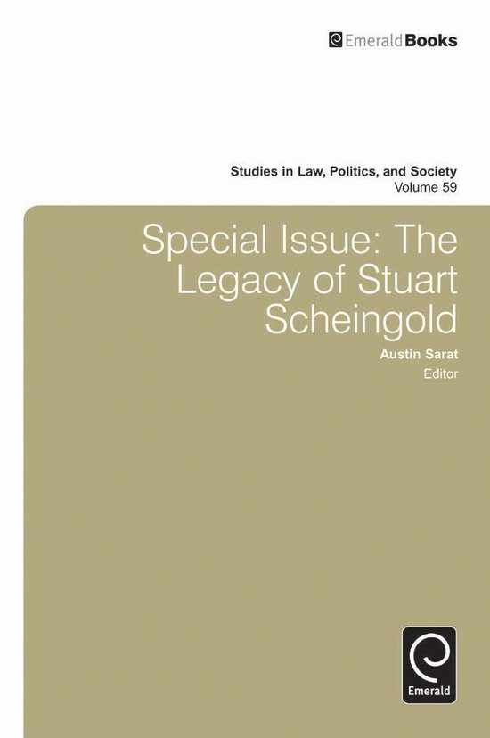 Studies in Law, Politics, and Society 59 - Special Issue - cover