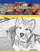 Alaskan Malamute Dog Coloring Book