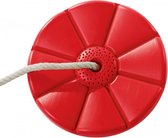 AXI Siège Balançoire ronde en plastique rouge - Balançoire Enfant - 27 cm