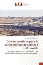 Quelles solutions pour la réhabilitation des mines à ciel ouvert?