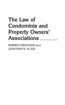 The Law of Condominia and Property Owners' Associations