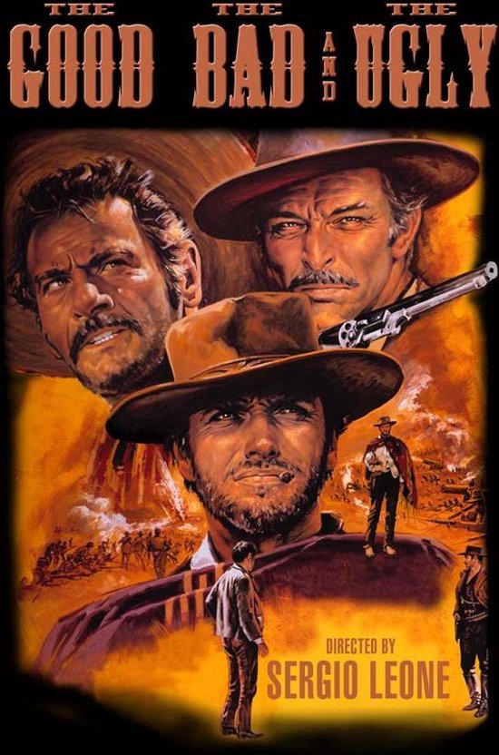 Poster Clint Eastwood Spaghetti Western The Good The Bad And The Ugly X Cm Bol Com