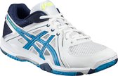 Asics Gel-Task Indoorschoenen Heren Sportschoenen - Maat 42 - Mannen - wit/blauw