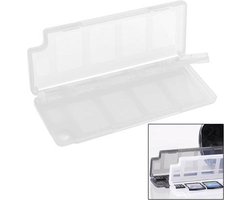 Spel-Box voor 8 PlayStation PS Vita Game-Cards + 2 Micro SD cards Wit