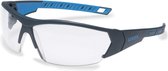 Uvex I-Works Airsoft Veiligheidsbril, Grijs/Blauw - Anti-Condens & Krasvast