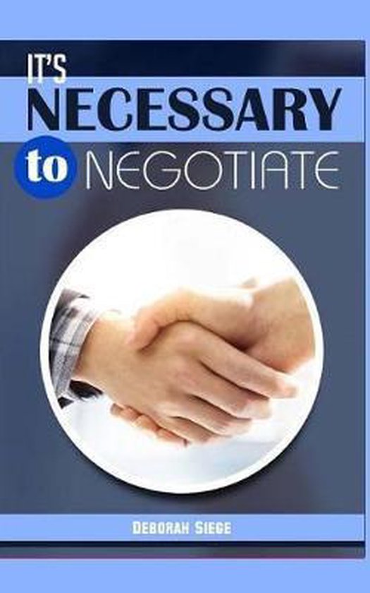 It?s Necessary to Negotiate - cover