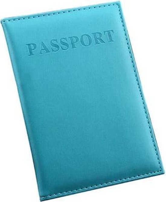 (Licht) Blauwe Paspoort Protector - Beschermhoes - Paspoorthouder - Cover - Mapje
