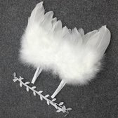 Engel veren en haarband voor newborn fotoshoot - LeuksteWinkeltje