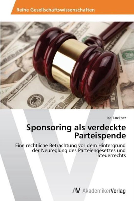 Sponsoring als verdeckte Parteispende - cover