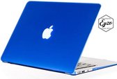 Hardcover Case Voor Apple Macbook Pro 15 Inch 2016/2017 (Retina/Touchbar) - Rubber Crystal Hardshell Hard Case Cover Hoes - Laptop Sleeve - Blauw