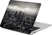 Macbook Air Hoes - Hard Cover Case voor Macbook Air 13 inch (modellen t/m 2017)  A1369/A1466 - Laptop Cover - Stad Regendruppels