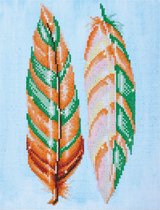 Diamond Dotz Feather Whispers (28x37 cm) - Peinture au diamant