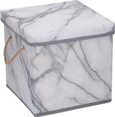 Boîte de rangement / boîte de rangement 23 cm marbre 12 litres