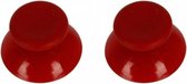 2 Stuks Thumbstick Kap voor Xbox 360 Controller - Rood